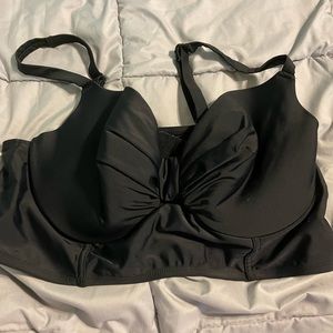 Black Lane Bryant women’s bikini top